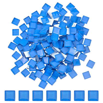 Fabrication de mosaïque bricolage, avec des carreaux de mosaïque en verre, tapis d'éponge de colonne et récipients en plastique de perles, pour la décoration de la maison ou le bricolage