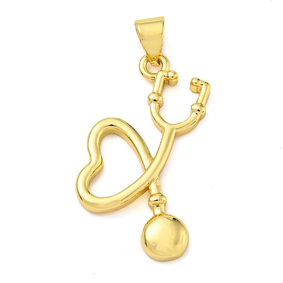 Стойки обшивки латунные подвески, без свинца и без кадмия, долговечный, сердце стетоскоп очарование