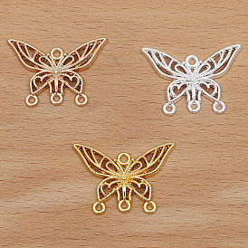 Alloy Chandelier Component Links, Butterfly