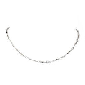304 inox lien ovale colliers de chaîne