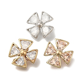 Стойка металлическая латунная микропрофилированная кубическая циркония подвески, долговечный, без свинца и без кадмия, 