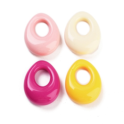 Непрозрачные подвески смолы, полые подвески в форме слезы