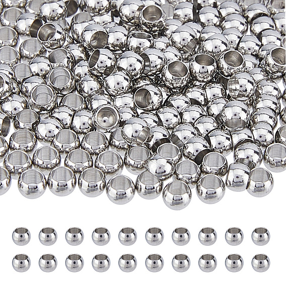 Stainless Steel Beads, Rondelle