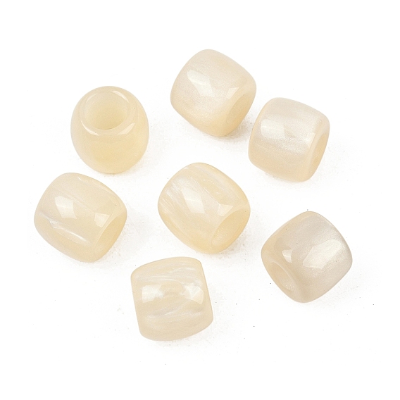 Непрозрачная смола европейский бисер, столбцов большие шарики отверстия