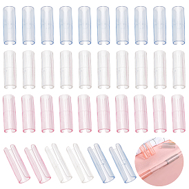 CHGCRAFT 36Pcs 3 Colors Transparent ABS Plastic Bed Sheet Grippers, Fasteners Bed Sheet Clip, Quilt Fixator, Column