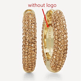 S925 серьги-кольца из стерлингового серебра, с полимерной глиной и горным хрусталем