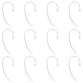 12шт. латунные ушные манжеты, 3 альпинистская проволока для сережек с горизонтальной петлей