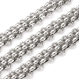 304 плетеные цепи из нержавеющей стали, несварные