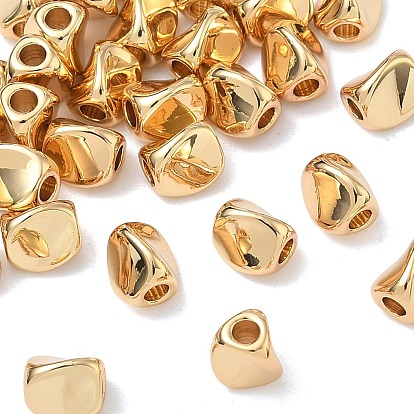 SHEGRACE Brass Beads, Cadmium Free & Nickel Free & Lead Free, Nuggets