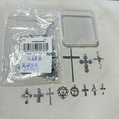 Tibetan Style Alloy Pendants, Mixed Shapes