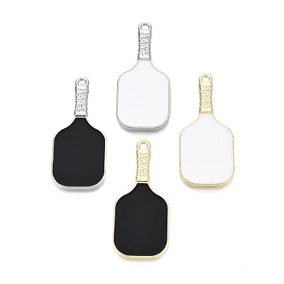 Эмали сплава большие кулоны, талисманы для пиклбола, золотые / платиновые