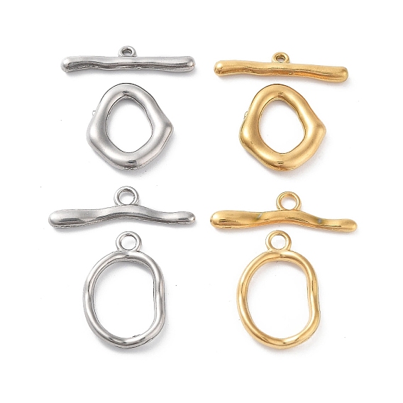 Ионное покрытие (ip) 304 застежки из нержавеющей стали, овальные