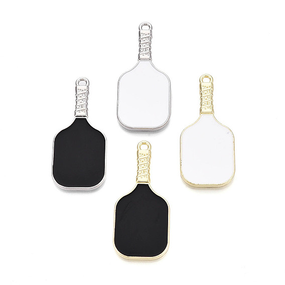 Эмали сплава большие кулоны, талисманы для пиклбола, золотые / платиновые