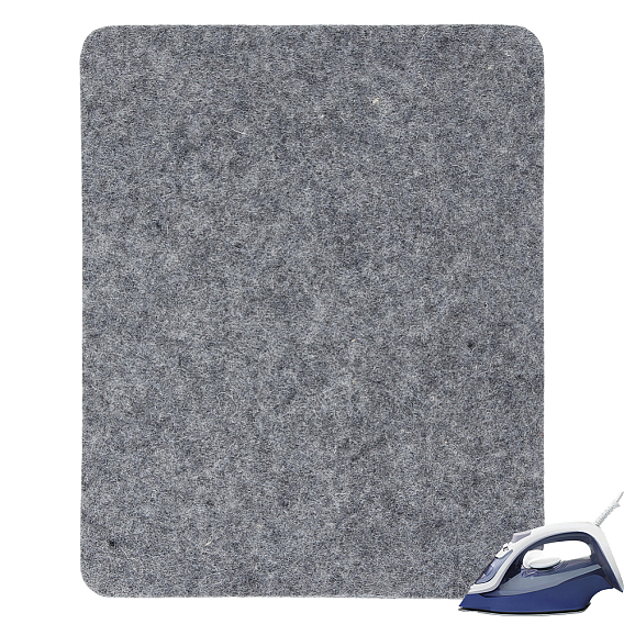 Wool Pressing Mat, Felt Ironing Pad, for Ironing, Sewing, Cutting on Ironing Board, Tabletop, Dryer, Countertop, Rectangle/Square