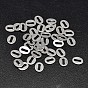 Овальные 925 цепочки из серебра, разъемы удлинителя цепи, 6x4x1 мм, Отверстие : 3x1 мм , около 322 шт / 20 г