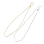 304 Stainless Steel Curved Bar Link Chain Necklaces