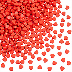 800 непрозрачные акриловые бусины, умирающий, сердце