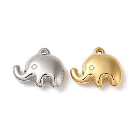 304 Stainless Steel Charms, Elephant Charm