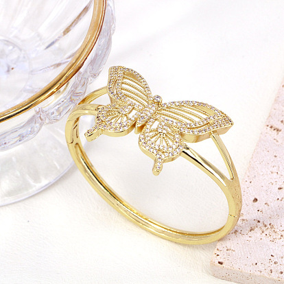 Fashion Zircon Butterfly Bracelet for Women - Personalized, Adjustable, Cool and Minimalist Style.