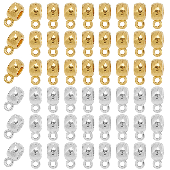 160шт 2 цвета сплава трубчатые дужки, петля под залог, бейлы, без кадмия и без свинца