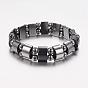 Valentine Day Gifts for Husband Stretchy Magnetic Synthetic Hematite Bracelet