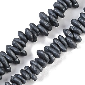 Electroplated Synthetic Non-magnetic Hematite Beads Strands, Chip