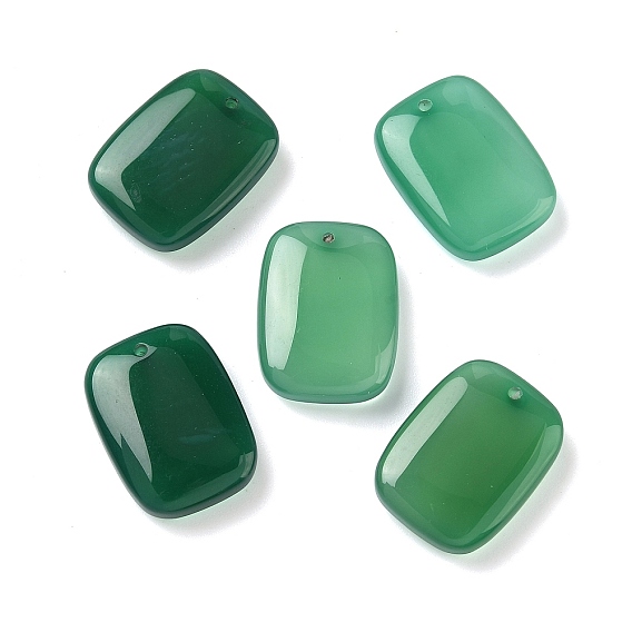 Природные подвески агат, окрашенная и подогревом, прямоугольник амулеты