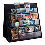 PVC Desk Calendar Display Holder, with Paper Cards, Children Teaching Tools, Triangle