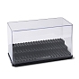(Defective Closeout Sale: Scratched) 3-Tier Transparent Acrylic Mini Building Block Presentation Boxes, Dustproof Assembled Mini Figures, Model Toy Showcase, Rectangle