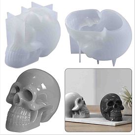 Silicone Molds, Resin Casting Molds, For UV Resin, Epoxy Resin Craft Making, Skull
