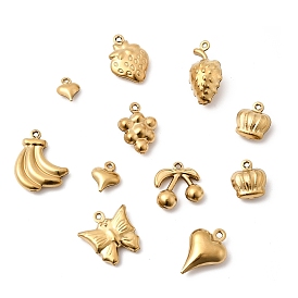 304 подвески из нержавеющей стали, реальный 18 k позолоченный, ионное покрытие (ip), долговечный