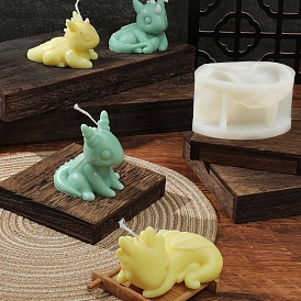 DIY Candle Silicone Molds, Decoration Making, for Candle Making, Food Grade Silicone, Dragon