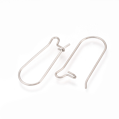 304 Stainless Steel Hoop Earrings Findings