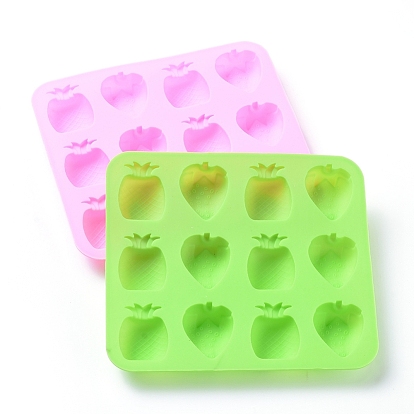 Food Grade Silicone Molds, Fondant Molds, Baking Molds, Chocolate, Candy, Biscuits, UV Resin & Epoxy Resin Jewelry Making, Pineapple & Strawberry