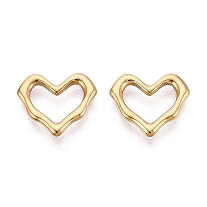 304 нержавеющей стали связывающий кольца, сердце, ионное покрытие (ip)