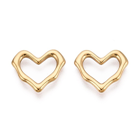 304 нержавеющей стали связывающий кольца, сердце, ионное покрытие (ip)