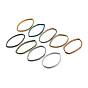 PVD Vacuum Plating Non-magnetic Synthetic Hematite Stretch Bracelets