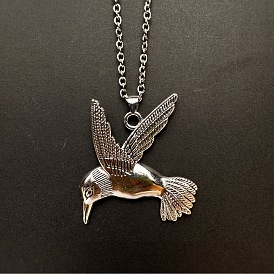 Винтажные подвески в виде летающих птиц из сплава для мужчин и женщин.