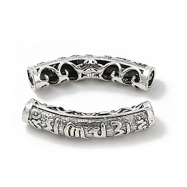 Тибетский стиль конечные сплава шнур шапки, дуга окружности