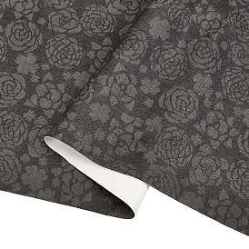 1 ткань с цветочным узором и имитацией кожи, , обувь и аксессуары для одежды