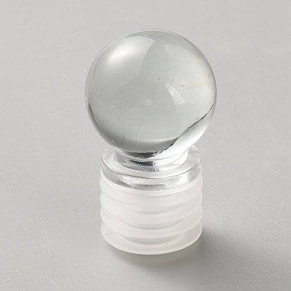 Круглая стеклянная пробка для бутылки