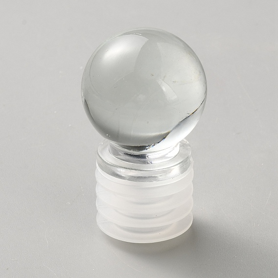 Круглая стеклянная пробка для бутылки