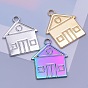 201 Stainless Steel Pendants, House Charms