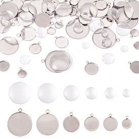 Сделай сам пустой купол 304 наборы для изготовления подвески из нержавеющей стали