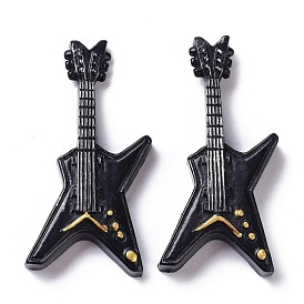 Creative Mini Electric Guitar, Musical Instrument DIY Parts, for Dollhouse Accessories Pretending Prop Decorations