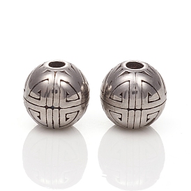 Unicraftale 316 Stainless Steel Beads, Round