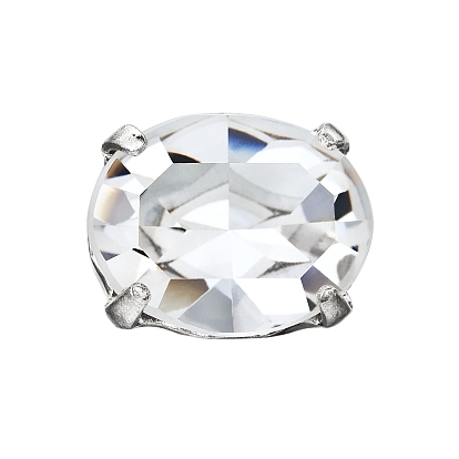 Пришивные чашки preciosa® maxima crystal, многожильных ссылки, чешский хрусталь, с настройками латуни, 719 36 410 овальный