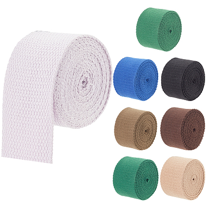 16 ярды 8 цвета плоские поликоттоновые ленты, для изготовления лямок для сумок