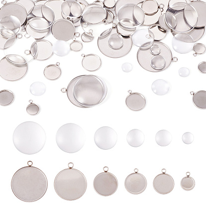 Сделай сам пустой купол 304 наборы для изготовления подвески из нержавеющей стали