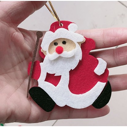 Felt Pendant Decorations, Christmas Theme, Santa Claus